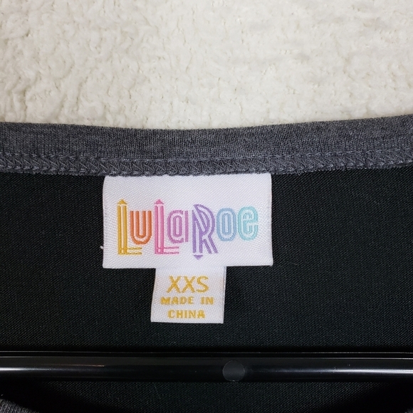 Lularoe black and gray maxi dress size XXS - Picture 4 of 6